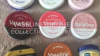 Vaseline Lip Therapy Collection And Reviews [upl. by Nedla]