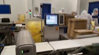 Ishida checkweigher with ceia search head [upl. by Lledraw37]