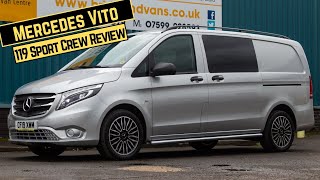 2019 MercedesBenz Vito 119 Sport Crew Detailed Walk amp Talk Review [upl. by Cook]