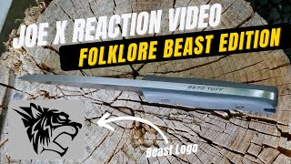 Joe X Reaction Video Folklore Beast Editiom 8670 Steel [upl. by Liew]