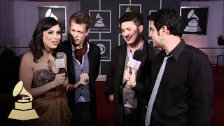 Mumford And Sons on the 53rd Annual GRAMMY Awards red carpet  GRAMMYs [upl. by Rudman]