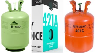 Properties of R422D R407C and R421A R22 Replacement Refrigerants [upl. by Edualcnaej]