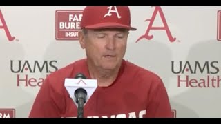 Dave Van Horn Game 4 Postgame  Arkansas 21 Grambling 1 [upl. by Acinoda]