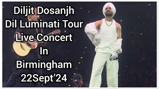 Diljit Dosanjh Dil Luminati Tour at coop live Arena Manchester  Full Show concert [upl. by Silera729]