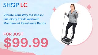 Trakk Plate Vibration Machine with Bands Remote amp Bluetooth [upl. by Henley]