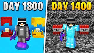 I Survived 1400 Days in HARDCORE Minecraft [upl. by Ahsik]