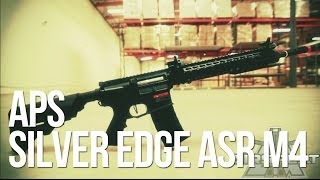 APS Silver Edge Airsoft M4 ASR 114 amp 115 AEG Rifle  AirSplat On Demand [upl. by Arras643]