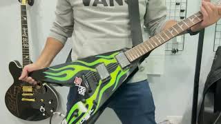 ESP Hetfield Fuel Injected Flying V REPLICA fuelorion [upl. by Anahahs]