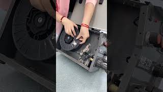 Detailed process of recycling welding wire reels electric welding machine gasless two protection [upl. by Eniledam]