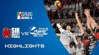 Perugia vs Milano  Highlights  Superlega  Round 3 of the Semifinals [upl. by Ahtamas]