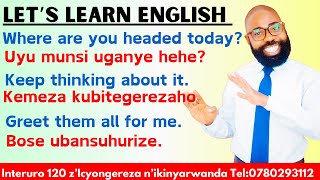 🛑L349 KWIGA KUVUGA ICYONGEREZA VUBA INTERURO ZIGISHA ICYONGEREZA MU KINYARWANDA [upl. by Thacher]