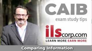 CAIB Exam Study Tips Comparing Information [upl. by Branscum]