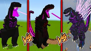 КАКАЯ ШИН ГОДЗИЛЛА САМАЯ СИЛЬНАЯ В МАЙНКРАФТ Shin Godzilla Minecraft [upl. by Eivlys171]