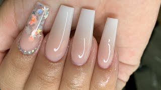 Perfect Ombré Blend Acrylic Nail [upl. by Gettings299]