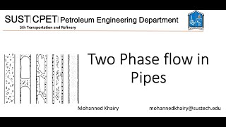 Two Phase flow in pipes lecture 4 part 1 [upl. by Llenol]