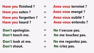 Phrases simples pour apprendre langlais facilement ✪✪easy sentences to learn french 🌿 [upl. by Ynnam]