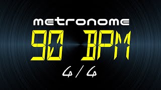 metronome 90 BPM 44 [upl. by Arratahs]