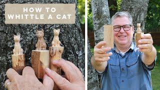 How to Whittle a Simple Cat [upl. by Knorring]