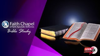 October 23 2024 Wednesday Bible Study Elder Everton Bailey  quotThe Seven Dispensationquot [upl. by Chansoo]