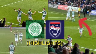 ROSS COUNTY V CELTIC 03 HIGHLIGHTS [upl. by Esorlatsyrc780]