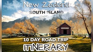 New Zealand South Island  10 Day Road Trip Itinerary [upl. by Nauqal]