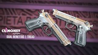 CSGO  Dual Berettas  Tread [upl. by Novyak]