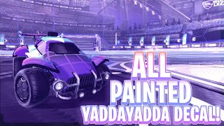 ALL NEW PAINTED YADDAYADDA DECAL Rocket League Season 13 Update [upl. by Anehsak]