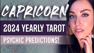 CAPRICORN 2024 TAROT READING  quotUNFORGETTABLE THIS IS YOUR YEARquot BETTER THAN YOU EVER IMAGINED [upl. by Tufts]