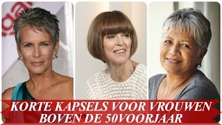 Nieuwe korte kapsels voor vrouwen boven de 50 voorjaar 2018 [upl. by Haimorej771]