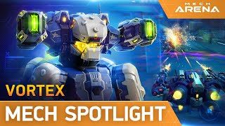 Mech Arena  Mech Spotlight  Vortex [upl. by Dnaltiak307]