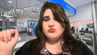 Jersey Girl goes to the bank to deposit her check She is changing her bank How dare they [upl. by Ginnie]