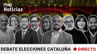 DEBATE ELECCIONES 14F en CATALUÑA Programa Completo l RTVE Noticias [upl. by Nynahs401]