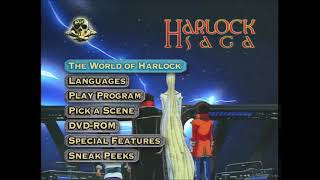 Harlock Saga DVD main menu screen [upl. by Nisse]