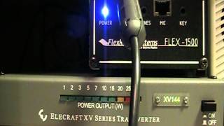 Flex 1500 on 2 meter CW with the Elecraft XV144 Transverter [upl. by Sapowith]