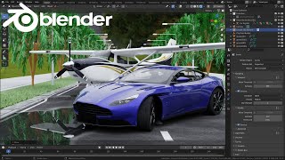 Transportation  Best Vehicles Addon for Blender [upl. by Leahcimaj]