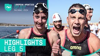 Swimmers React  Open Water Swimming Cup 2024  Leg 5 Razanac  European Aquatics [upl. by Carrillo63]