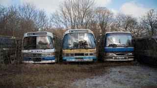 Bus graveyard abandoned dumped buses patinaurbex explore [upl. by Dorothea666]