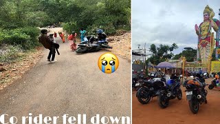 Co rider fell down 😢Muttal fallskolli malai final episodekolli malai kolli hills [upl. by Enelyw362]