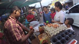 Indonesia Tangerang Street Food 2850 Part3 Cornet Egg Roll Bom BomYN010154 [upl. by Adnowat]