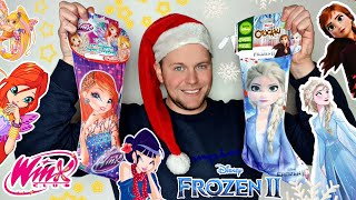 APRIAMO INSIEME le CALZE della BEFANA  FROZEN 2 e WINX [upl. by Keenan]