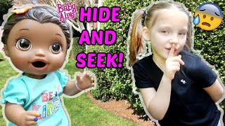 BABY ALIVE plays HIDE and SEEK The Lilly and Mommy Show The TOYTASTIC Sisters FUNNY KIDS SKIT [upl. by Trainor840]