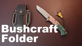 Das BUSHCRAFT TANTO Taschenmesser von Messerfieber  Big Folder Review  messerfieberde [upl. by Nason]