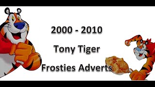 20002010 Tony The Tiger Frosties Cereal Advert Compilation [upl. by Annaiel]