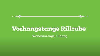 mömax Montageanleitung  Vorhangstange Rillcube 1läufig Wandmontage [upl. by Bolanger279]