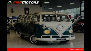 VOLKSWAGEN KOMBI 15 LUXO 8V 1972 GASOLINA  FindMotorscombr kombi vw volks [upl. by Alyworth]