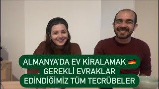 ALMANYA’DA EV KİRALAMAK  Evimizi Nasıl Kiraladık  Gerekli evraklar ve edindiğimiz tüm tecrübeler [upl. by Hanoj391]