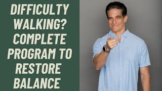 SENIORS DIFFICULTY WALKING COMPLETE PROGRAM TO RESTORE YOUR BALANCE [upl. by Leagiba741]