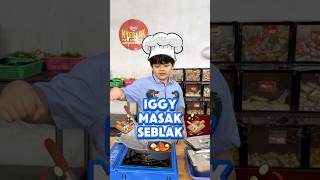 IGGY MASAK SEBLAK😱😱 food vlog minivlog comedy dailyvlog yukachan family challenge eating [upl. by Ealasaid]