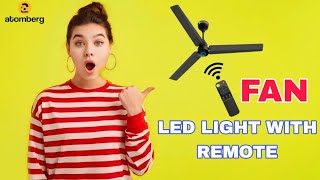 full setap Atomberg Renesa BLDC Ceiling Fan With Remote Unboxing Installation [upl. by Adiaj]