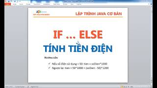 java1 Tính tiền điện lab2 bài 3 [upl. by Yrahk]